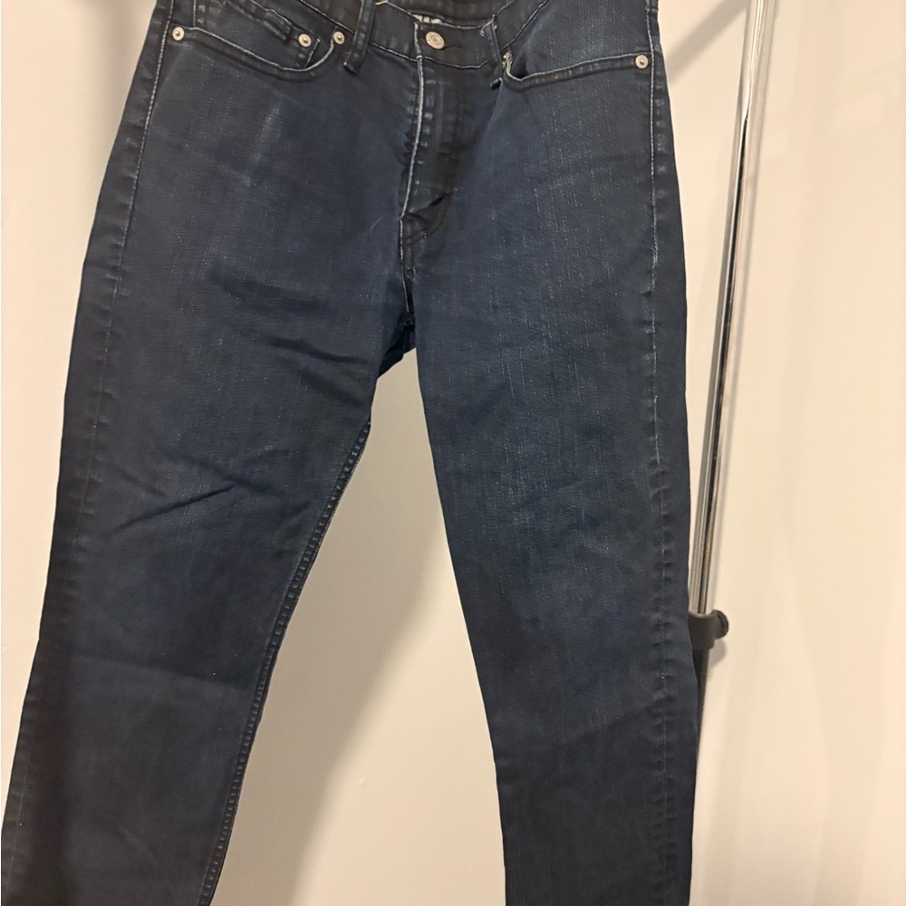 Levi's Dark Indigo Straight Jeans